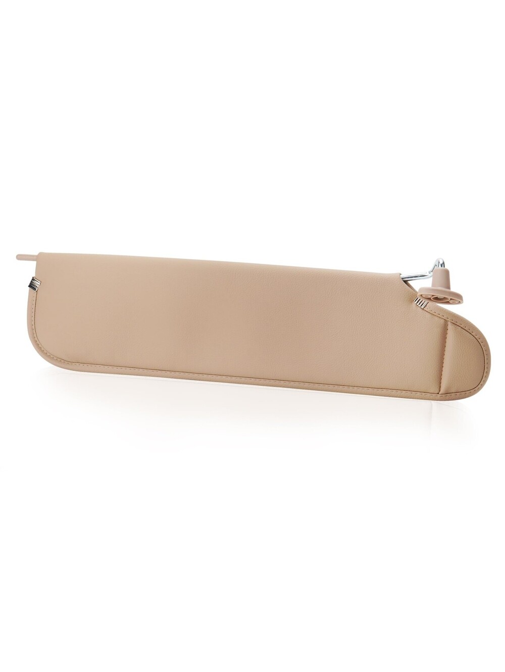 Beige Car Sun Visor Replacement Left Driver Side 30” x 6” Universal Vanity Shade